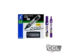 Pincel para quadro branco recarregvel WBM-A violeta Pilot com 12 unidades